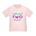 thumbnail image 1 of CafePress - I'm Two Much 2Nd Birthday Toddler T Shirt - Cute Toddler T-Shirt, 100% Cotton, 1 of 4