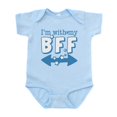 thumbnail image 1 of CafePress - I'm With My BFF (BOTH) Infant Bodysuit - Baby Light Bodysuit, Size Newborn - 24 Months, 1 of 4