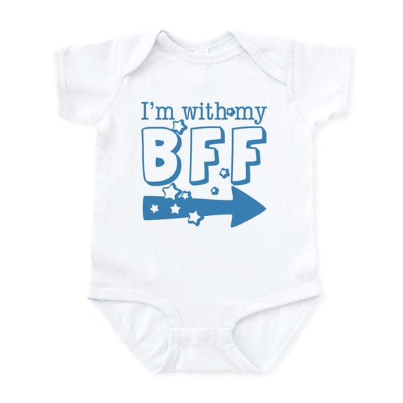 CafePress - I'm With My BFF (RIGHT) Infant Bodysuit - Baby Light Bodysuit, Size Newborn - 24 Months