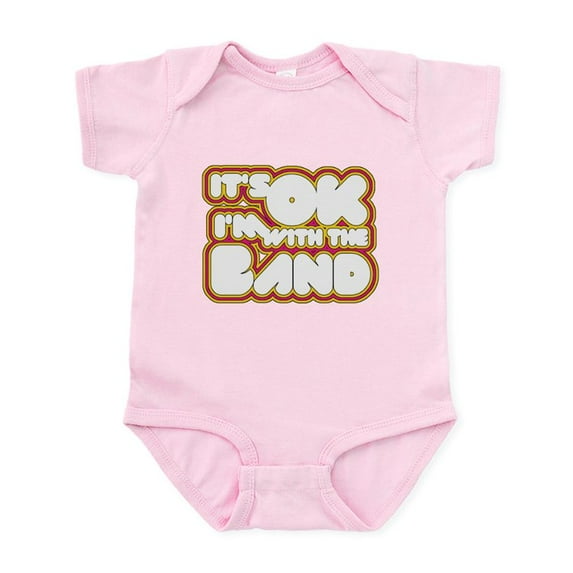 CafePress - I'm With The Band Infant Bodysuit - Baby Light Bodysuit, Size Newborn - 24 Months