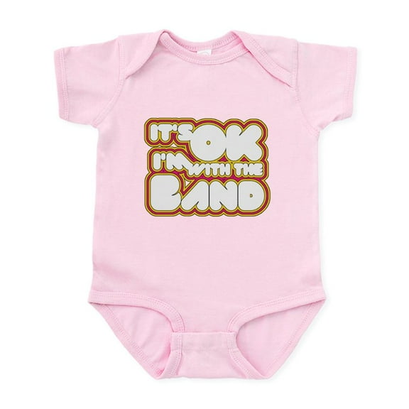 CafePress - I'm With The Band Infant Bodysuit - Baby Light Bodysuit, Size Newborn - 24 Months