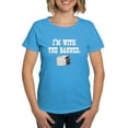 thumbnail image 1 of CafePress - I'm With The Banned Women's Dark T Shirt - Women's Traditional Fit Dark T-Shirt, 1 of 4