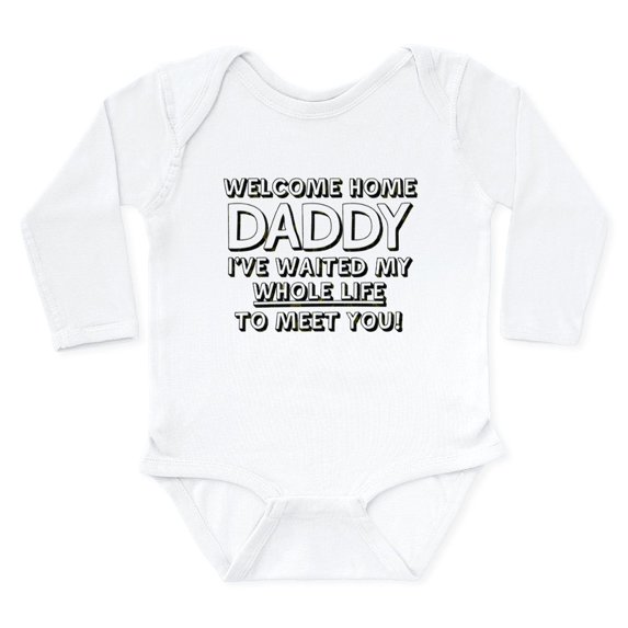 CafePress - I've Waited My Whole Life To Meet You Body Suit - Long Sleeve Cotton Baby Bodysuit