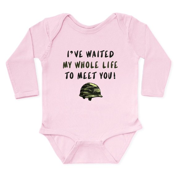 CafePress - I've Waited My Whole Life To Meet You Body Suit - Long Sleeve Cotton Baby Bodysuit