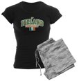 thumbnail image 1 of CafePress - IE Ireland(Eire/Erin)Hockey Women's Dark Pajamas - Women's Short Sleeve Print T-Shirt and Pants Dark Cotton Pajama Set, 1 of 7