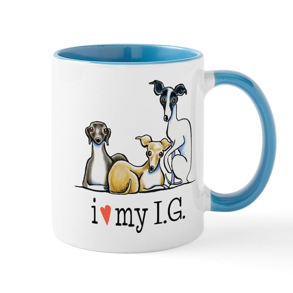 CafePress - IG Lover Mugs - 11 oz Ceramic Mug - Novelty Coffee Tea Cup