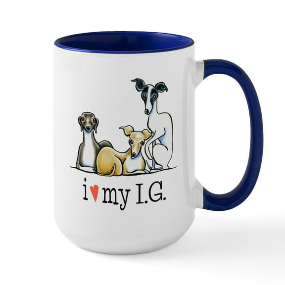 CafePress - IG Lover Mugs - 15 oz Ceramic Large White Novelty Mug