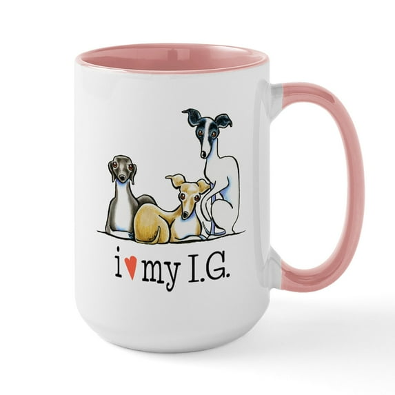 CafePress - IG Lover Mugs - 15 oz Ceramic Large White Novelty Mug