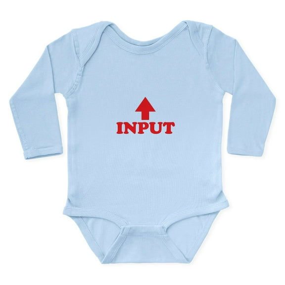 CafePress - IN Body Suit - Long Sleeve Cotton Baby Bodysuit