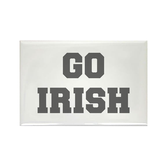 CafePress - IRISH Fre Gray Magnets - Rectangle Magnet, 2"x3" Refrigerator Magnet