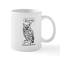 CafePress - IRRITABLE OWL Mug - 11 oz Ceramic Mug - Novelty Coffee Tea Cup