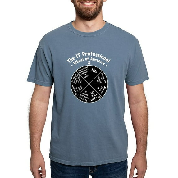 CafePress - IT Response Wheel T Shirt - Mens Comfort Colors Shirt
