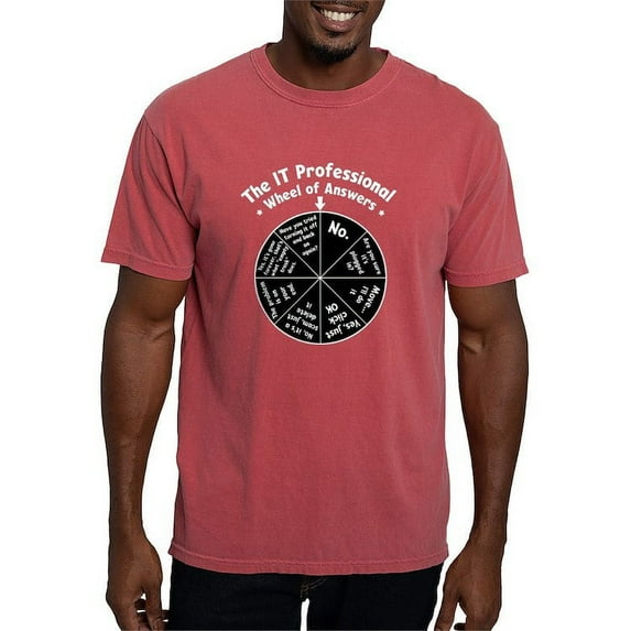CafePress - IT Response Wheel T Shirt - Mens Comfort Colors Shirt