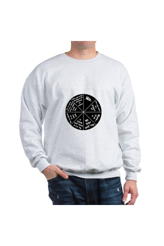 - IT Wheel Of Answer Sweatshirt - Crew Neck Sweatshirt