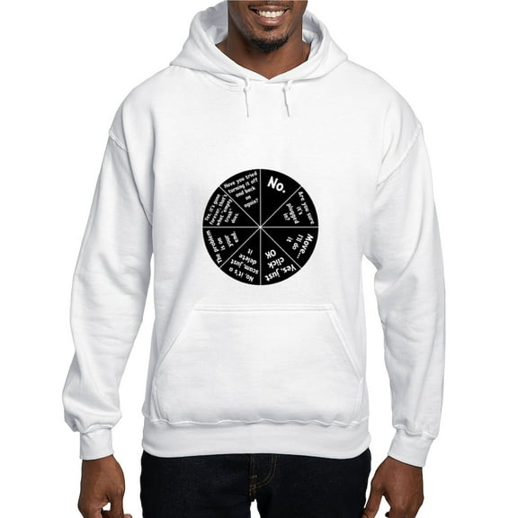 CafePress - IT Wheel Of Answer Sweatshirt - Pullover Hoodie, Hooded Sweatshirt