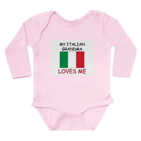 CafePress - ITALIAN44124 Body Suit - Long Sleeve Cotton Baby Bodysuit