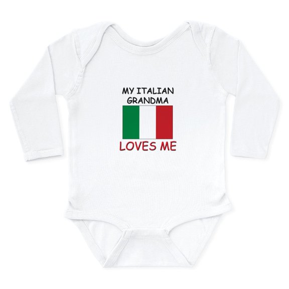 CafePress - ITALIAN44124 Body Suit - Long Sleeve Cotton Baby Bodysuit