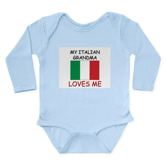 CafePress - ITALIAN44124 Body Suit - Long Sleeve Cotton Baby Bodysuit