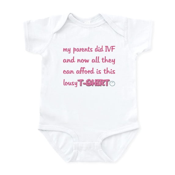 CafePress - IVF Lousy T Shirt Infant Bodysuit - Baby Light Bodysuit, Size Newborn - 24 Months