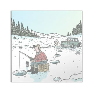 Ice Fishing Stickers