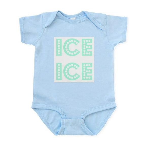 CafePress - Ice Ice Baby - Baby Light Bodysuit, Size Newborn - 24 Months