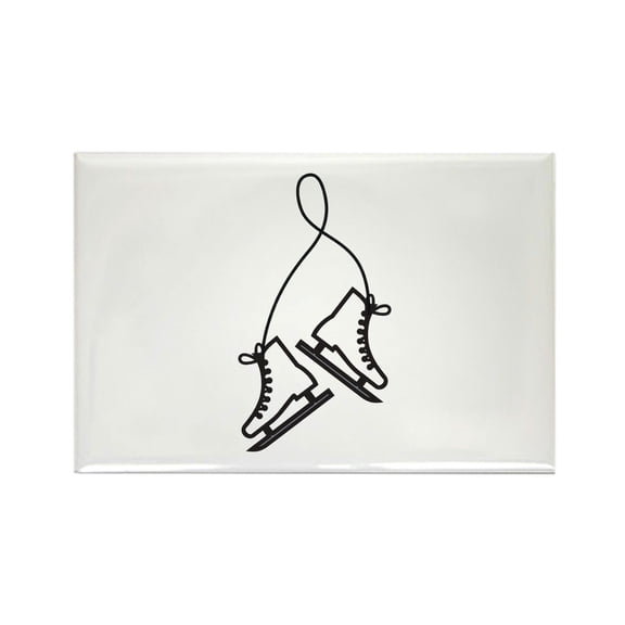 CafePress - Ice Skates Magnets - Rectangle Magnet, 2"x3" Refrigerator Magnet