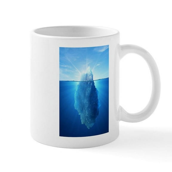 CafePress - Iceberg Nature Photography Mugs - 11 oz Ceramic Mug - Novelty Coffee Tea Cup