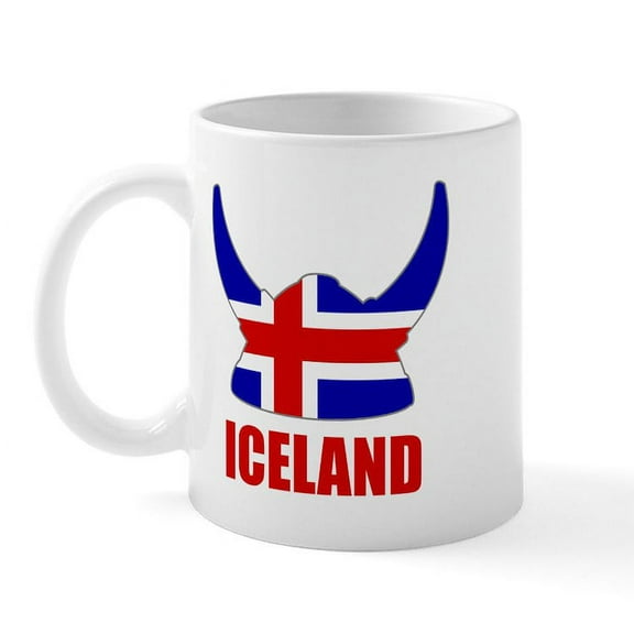 CafePress - Icelandic Viking Iceland Mug - 11 oz Ceramic Mug - Novelty Coffee Tea Cup