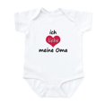 thumbnail image 1 of CafePress - Ich Liebe Meine Oma I Love My Grandma In German In - Baby Light Bodysuit, Size Newborn - 24 Months, 1 of 4