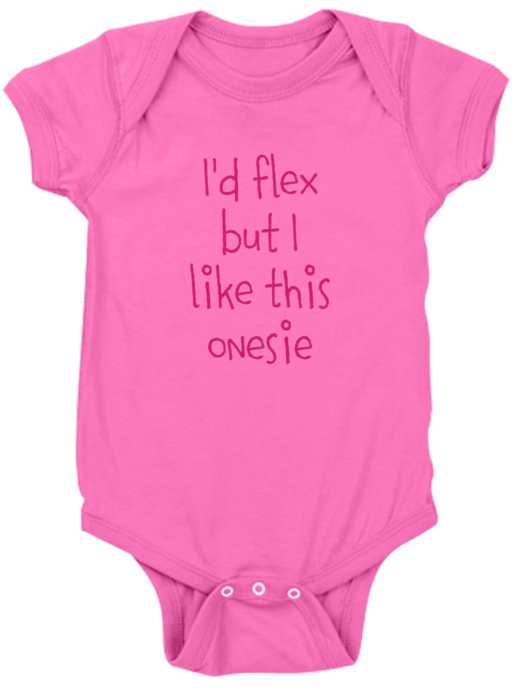 CafePress - Id Flex But I Like This Onesie - Cute Infant Bodysuit Baby Romper