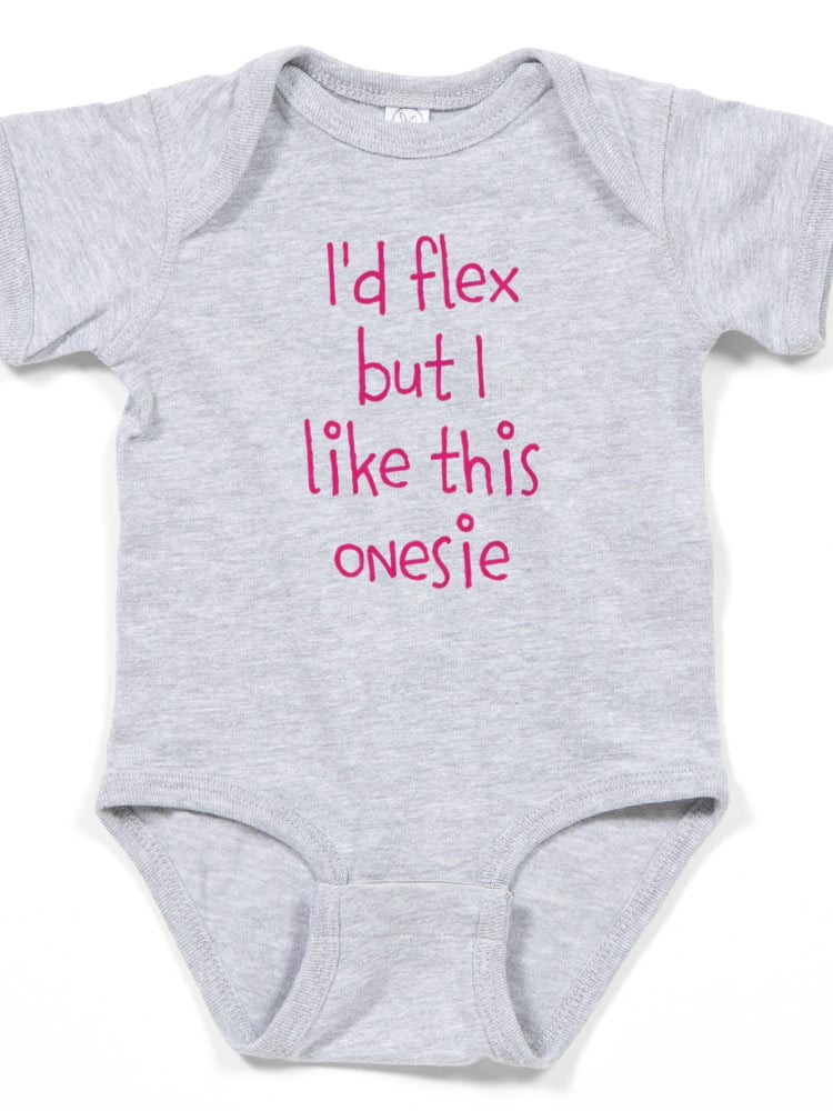 CafePress - Id Flex But I Like This Onesie - Cute Infant Bodysuit Baby Romper