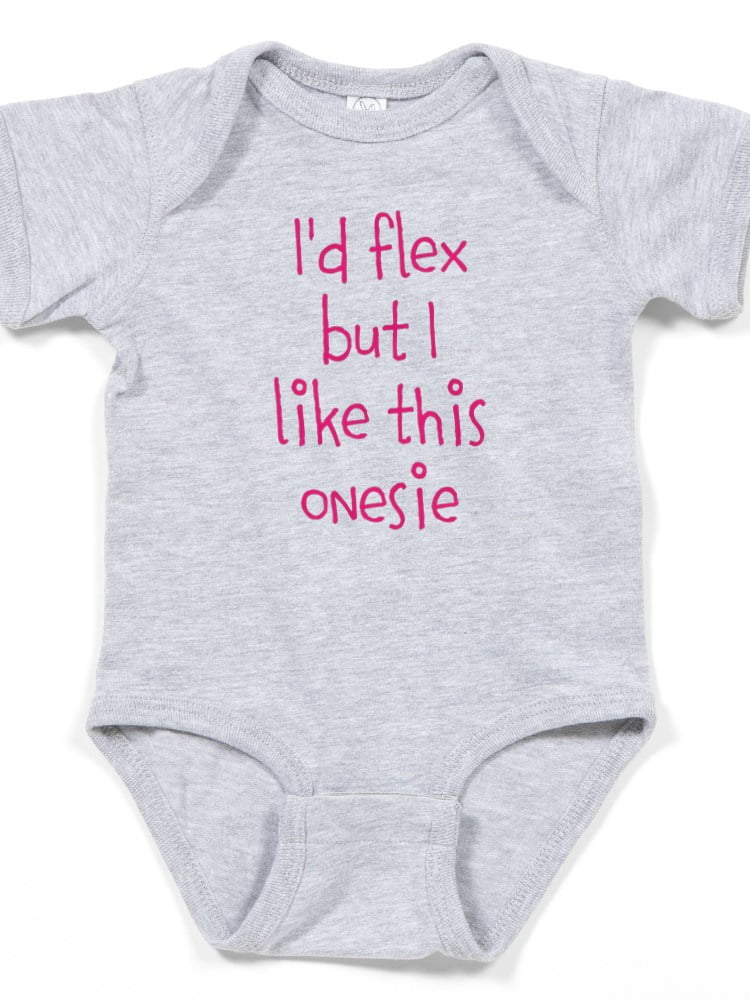 CafePress - Id Flex But I Like This Onesie - Cute Infant Bodysuit Baby Romper