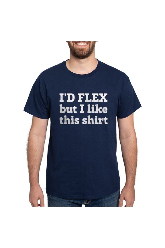 - Id Flex... Funny T Shirt - Men's Classic Graphic Cotton T-Shirt