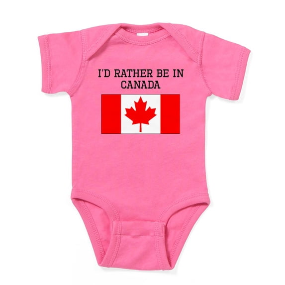 CafePress - Id Rather Be In Canada Body Suit - Cute Infant Bodysuit Baby Romper - Size Newborn - 24 Months
