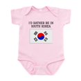 thumbnail image 1 of CafePress - Id Rather Be In South Korea Body Suit - Baby Light Bodysuit, Size Newborn - 24 Months, 1 of 4