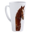 thumbnail image 1 of CafePress - Id Rather Be Riding! Horse - 17 Oz White Ceramic Latte Mug, 1 of 3