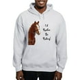 thumbnail image 1 of CafePress - Id Rather Be Riding! Horse Hooded Sweatshirt - Pullover Hoodie, Hooded Sweatshirt, 1 of 4