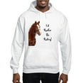 thumbnail image 1 of CafePress - Id Rather Be Riding! Horse Hooded Sweatshirt - Pullover Hoodie, Hooded Sweatshirt, 1 of 4