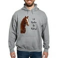 thumbnail image 1 of CafePress - Id Rather Be Riding! Horse Hooded Sweatshirt - Pullover Hoodie, Hooded Sweatshirt, 1 of 4