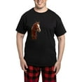 thumbnail image 1 of CafePress - Id Rather Be Riding! Horse Men's Dark Pajamas - Men's Dark Loose Fit Cotton Pajama Set, 1 of 7