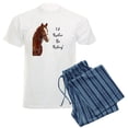 thumbnail image 1 of CafePress - Id Rather Be Riding! Horse Men's Light Pajamas - Men's Light Loose Fit Cotton Pajama Set, 1 of 7