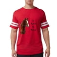 thumbnail image 1 of CafePress - Id Rather Be Riding! Horse T Shirt - Mens Football Shirt, 1 of 4