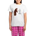 thumbnail image 1 of CafePress - Id Rather Be Riding! Horse Women's Light Pajamas - Women's Short Sleeve Print T-Shirt and Pants Light Cotton Pajama Set, 1 of 7