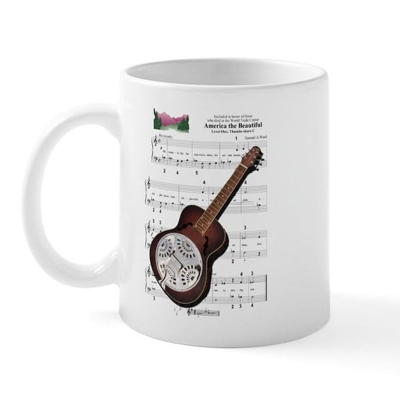 CafePress - Ida's Dobro Mug - 11 oz Ceramic Mug - Novelty Coffee Tea Cup