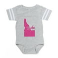 thumbnail image 1 of CafePress - Idaho - Cute Infant Baby Football Bodysuit, 1 of 3