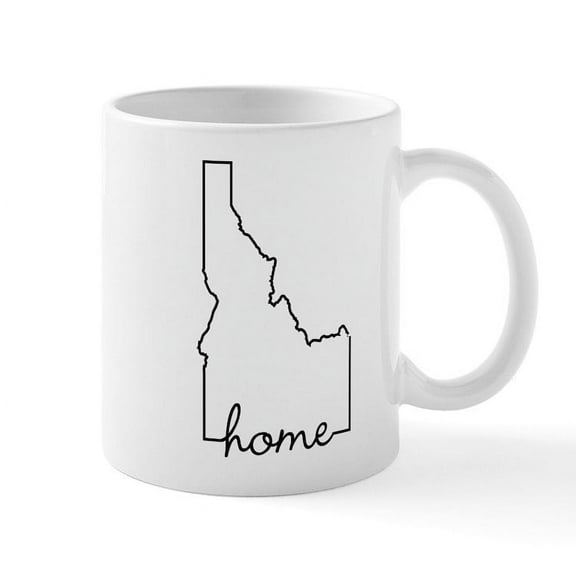 CafePress - Idaho Home - 11 oz Ceramic Mug - Novelty Coffee Tea Cup