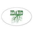 thumbnail image 1 of CafePress - Idaho Roots - Sticker (Oval), 1 of 1