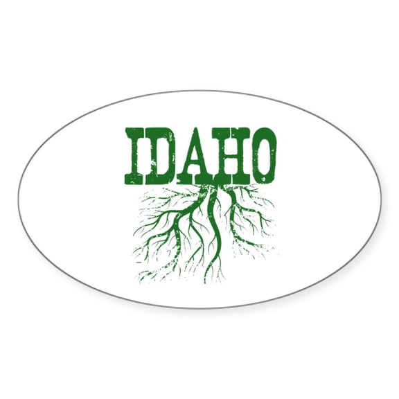 CafePress - Idaho Roots - Sticker (Oval)