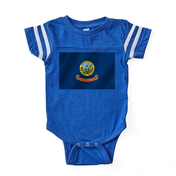 CafePress - Idaho State Flag - Cute Infant Baby Football Bodysuit