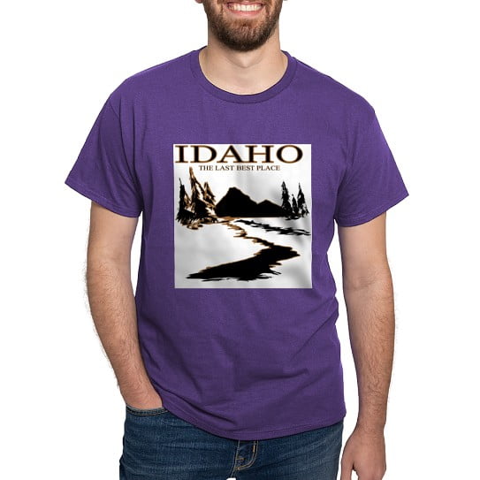 CafePress - Idaho The Last Best Place Light T Shirt - Men's Classic Cotton T-Shirts